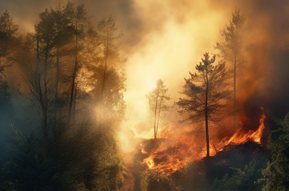 Droit de l'environnement prévention feu de forêt